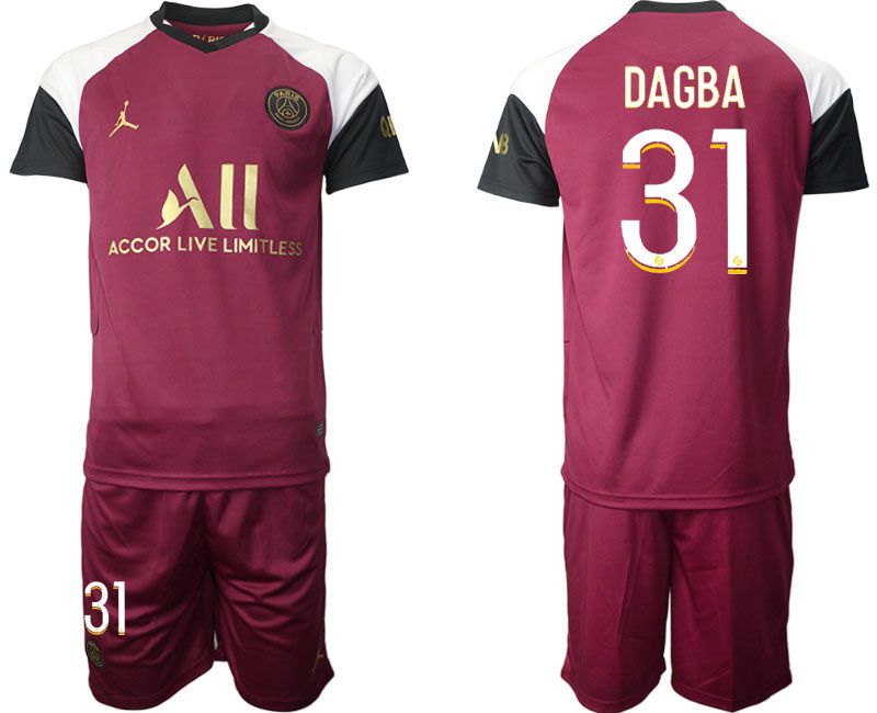 Men 2020-2021 club Paris St German away #31 red Soccer Jerseys
